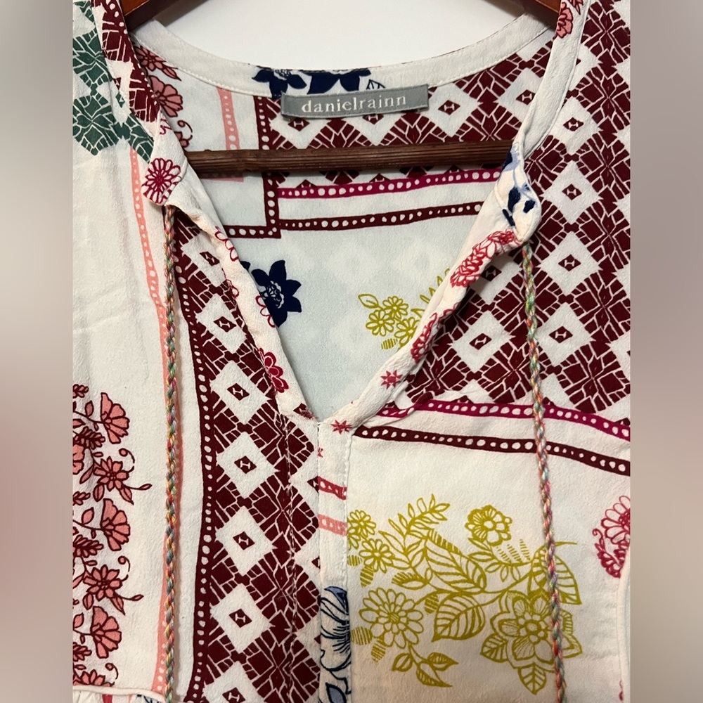 Anthropologie Westerly Patchwork Midi Daniel Rain… - image 3